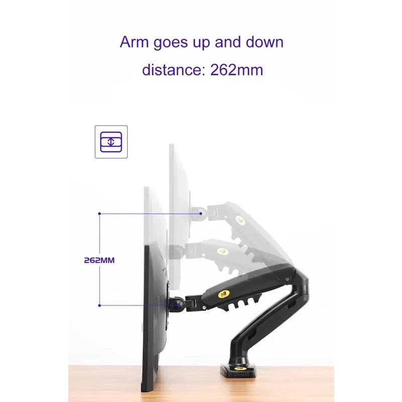 Suporte Para Monitor Articulado Ajuste Altura F80