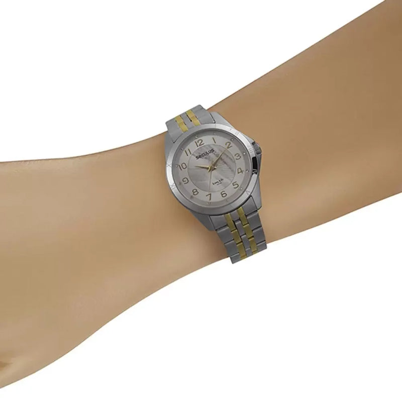 Relógio Seculus Feminino Long Life com Pulseira