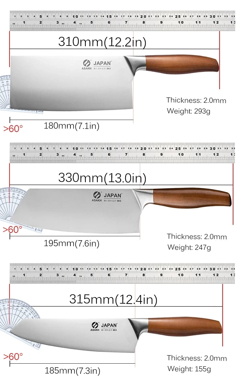 Conjunto de facas de aço inoxidável de cozinha